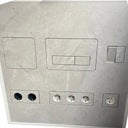 Concealed triple socket