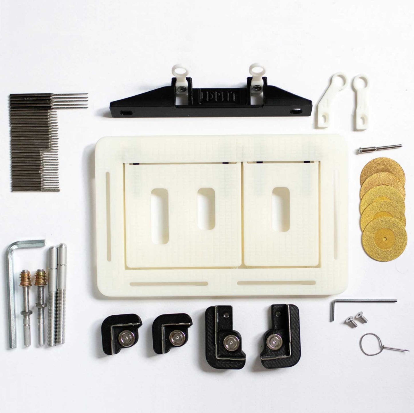 Concealed flush button