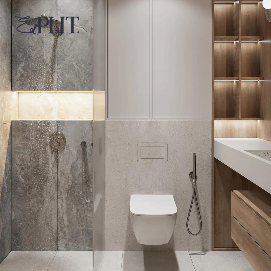 Concealed flush button