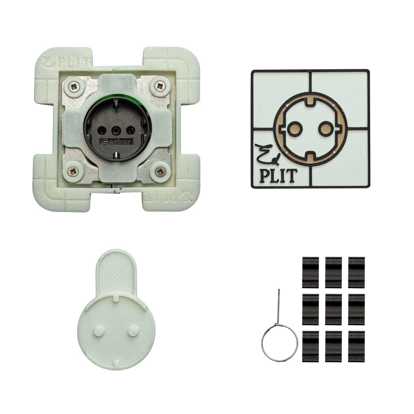 Concealed single socket