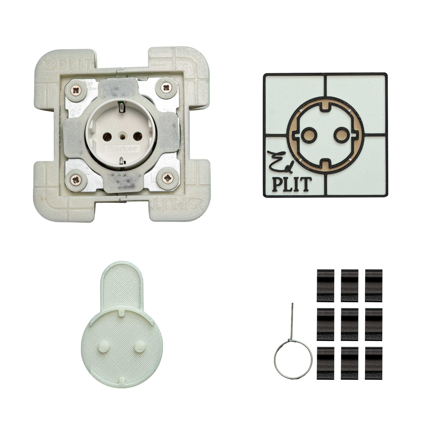 Concealed single socket
