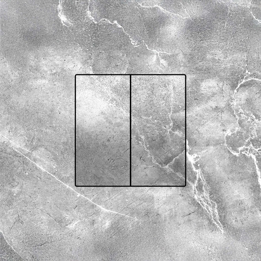 Concealed double switch